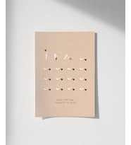 Çerçevesiz Poster Dur ve Nefes Al (Çok Renkli)