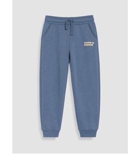 LCW Kids İndigo Baskılı Erkek Çocuk Jogger Eşofman Altı