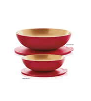 Tupperware Berrak Kırmızı Gold 1.5 Lt Ve 3.5 Lt Set