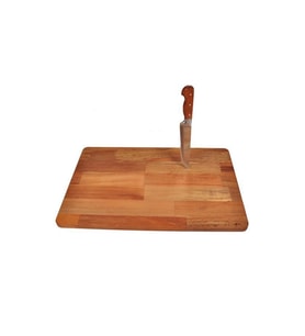 Kesim Tahtası Kesim Panosu Ahşap Master Chef Kesim Panosu (58x38 Cm En Boy ) 22 Mm Kalınlık