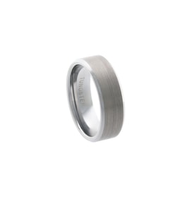 Erkek Tungsten Gümüş Renk Yüzük