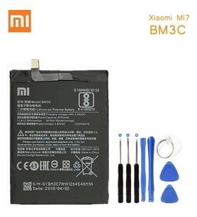 Xiaomi Mi 7 Batarya Pil Bm3c + Tamir Seti