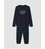 LC WAIKIKI Yeşil Baskılı Erkek Pijama Takımı