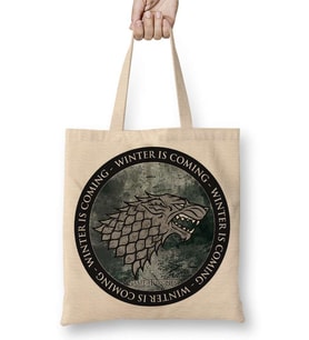 Game Of Thrones Winterfell University Bez Çanta Uzun Saplı