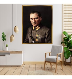 ÇERÇEVELİ ATATÜRK TABLO S237