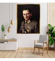 ÇERÇEVELİ ATATÜRK TABLO S237
