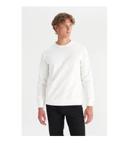 Wrangler Regular Fit Beyaz Erkek Sweatshirt W2520534100