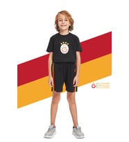 Galatasaray Orijinal Lisanslı Çocuk Şort Siyah