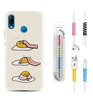 Huawei P20 Lite Mate 10 20 Lite Pro P40 Lite KılıfKablo Koruma Spiral Silikon Sweety Egg 1322