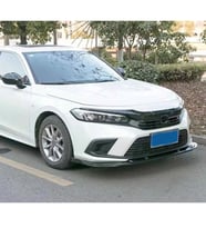 Honda Civic FE1 2022 2023 3 Parça Ön Lip Ön Ek Plastik