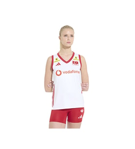 Adidas Türkiye Voleybol Milli Takim Formasi Türkiye Kadın Voleybol Milli Takım Forması KM7475 Beyaz