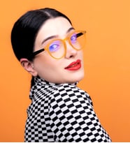 Hardy Matte Mustard Mavi Işık Korumalı Gözlük
