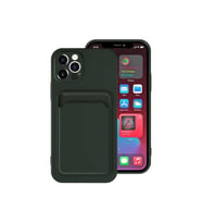 Apple iPhone 12 Pro Max Uyumlu Kılıf Zore Ofix Kapak (Koyu Yeşil)
