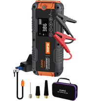 A9955 16000mAh Akü Takviye ve Hava Kompresörü - 150 PSI Powerbank Özellikli