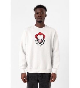 Pennywise Face Beyaz Erkek 2ip Sweatshirt