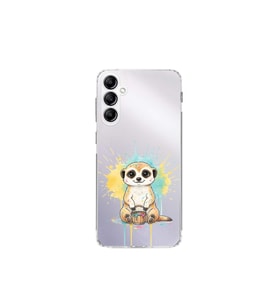 Samsung Galaxy A24 ile Uyumlu Splash Mirket Tasarımlı Şeffaf Silikon Kılıf