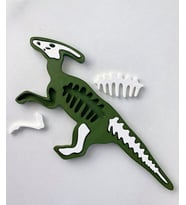 Parasaurolophus Dinazor Çocuk Okul Kreş Eğitici Öğretici Sevimli Puzzle