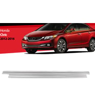 Honda Civic FB7 Çıta Cam Sıyırıcı Nıkelajı 2012-2016 Takım