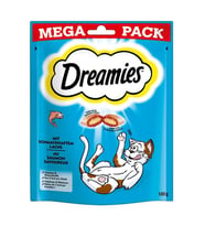 Dreamies Mega Pack İç Dolgulu Somonlu Kedi Ödül Bisküvisi 180gr