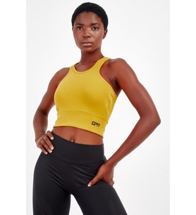 Maraton SlimFit Kadın Bisiklet Yaka Sarı Bra