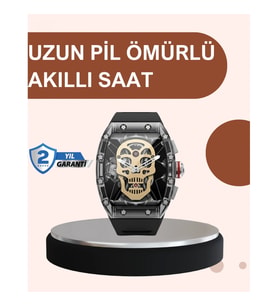 Mey İthalat® Uzun Pil Ömürlü Akıllı Saat Günlük ve Spor Kullanım