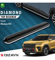 S-Dizayn KGM Musso EV Diamond Krom Yan Basamak 213 Cm 2025 Üzeri A+ Kalite