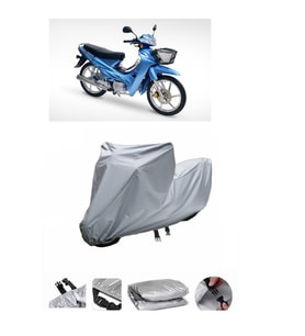 Asya AS 100-8  Gri Motosiklet Brandası ARKA ÇANTA UYUMLU DEĞİLDİR