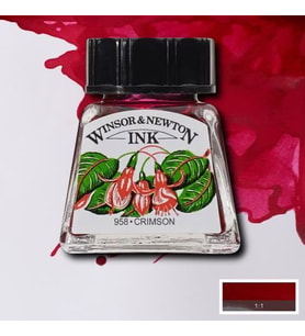 Winsor & Newton Drawing Ink Çizim Mürekkebi 203 Crimson 