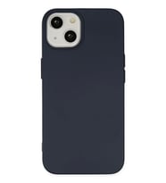 Newface Apple iPhone 14 Plus Kılıf Nano içi Kadife Silikon - Lacivert