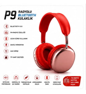 P9 KAFA ÜSTÜ BLUETOOTH KULAKLIK