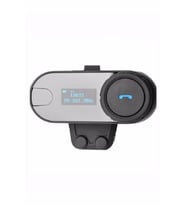 Pazariz 1km Telsiz Intercom Motosiklet Bluetooth KaskKulaklık Lcd-ekran Fm-radyo