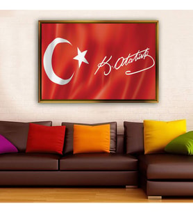 Altın Çerçeveli dekoratif tablo l2039 (Gold)