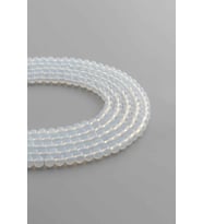 Cam Parlak Beyaz Küre Kesim 4mm Dizi