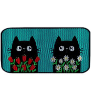 Aktunç Elekli Tuvalet Desenli Önü Kedi Kumu Paspası 60X120 cm DESEN 7