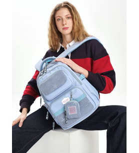 Pierre Cardin Okul Sırt Çantası Mavi 07Pc2824-M