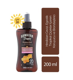 Hawaııan Tropıc Koruyucu Ve Bronzlaştırıcı Yağ Spf 20