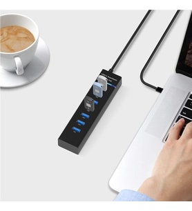 USB 3.0 7 Port Çoğaltıcı Hub USB Çoklayıcı