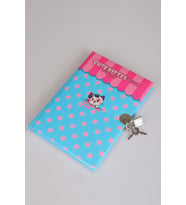 x Dekomus Özel Tasarım "Sweet Diary Collection" Kilitli Hatıra Defteri