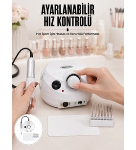 Düşük Gürültülü Tırnak Matkap Seti Salon ve Ev Kullanımı Yeni Nesil