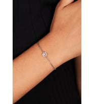 Elika Silver 925 Ayar Gümüş Baget Model Zarif Bileklik
