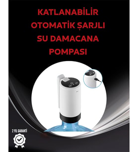 Daana Üstü Akıllı Su Pompası 3 Daana Kullanım 4w Güç Micro Usb Şarjlı Katlanabilir & Taşınabilir