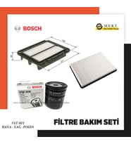 Chevrolet Kalos 1.4 Benzinli Filtre Bakım Seti Bosch 83-94 Ps