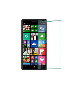 Nokia Lumia 830 Uyumlu Kılıf Dostu Ön Koruma Cam Ekran Koruyucu