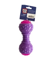 Playfull Aktivite Sesli ve Işıklı Köpek Oyuncak Dumbel 5x15 cm Mor