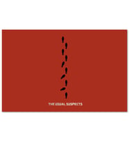 Cakatablo The Usual Suspects Ayak İzleri MDF Tablo