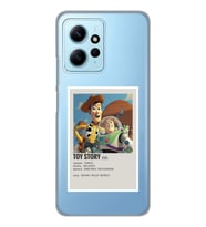 Redmi Note 12 4G Uyumlu Toy Story Minimalist Poster Desenli Şeffaf Telefon Kılıfı