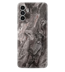 Samsung A23 A31 A32 A50 A51 A52 A53 A70 Kılıf Desenli Silikon Gri Mermer 1376