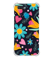 PrintiFy Oppo AX7 Uyumlu Retro Color 1 Baskılı Şeffaf Köşe Korumalı Antişok Kılıf