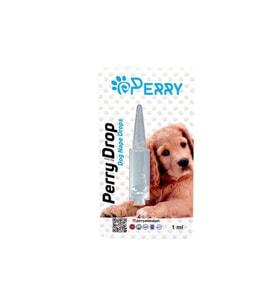 Perry Drop 1-10kg Köpek Deri Bakım Ürünü 1ml 1 adet (Şeffaf)