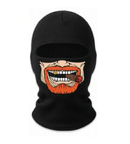 Wak Unisex Sakallı Puro Baskılı Balaklava 1 Adet Tek Beden Viskoz Kask İçi Outdoor Maske
